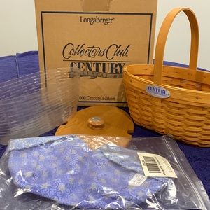 Longaberger Collectors Club Century Celebration basket set.